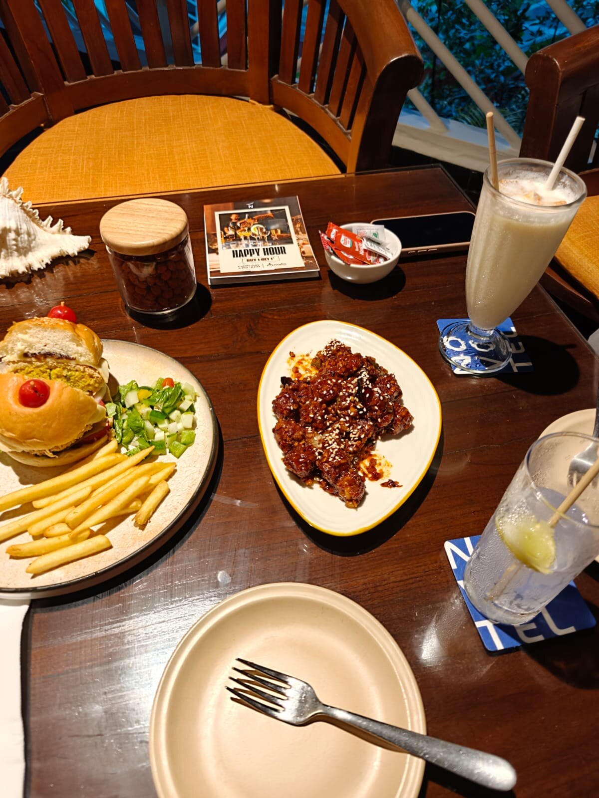 Food and drinks at Novotel Goa Dona Sylvia